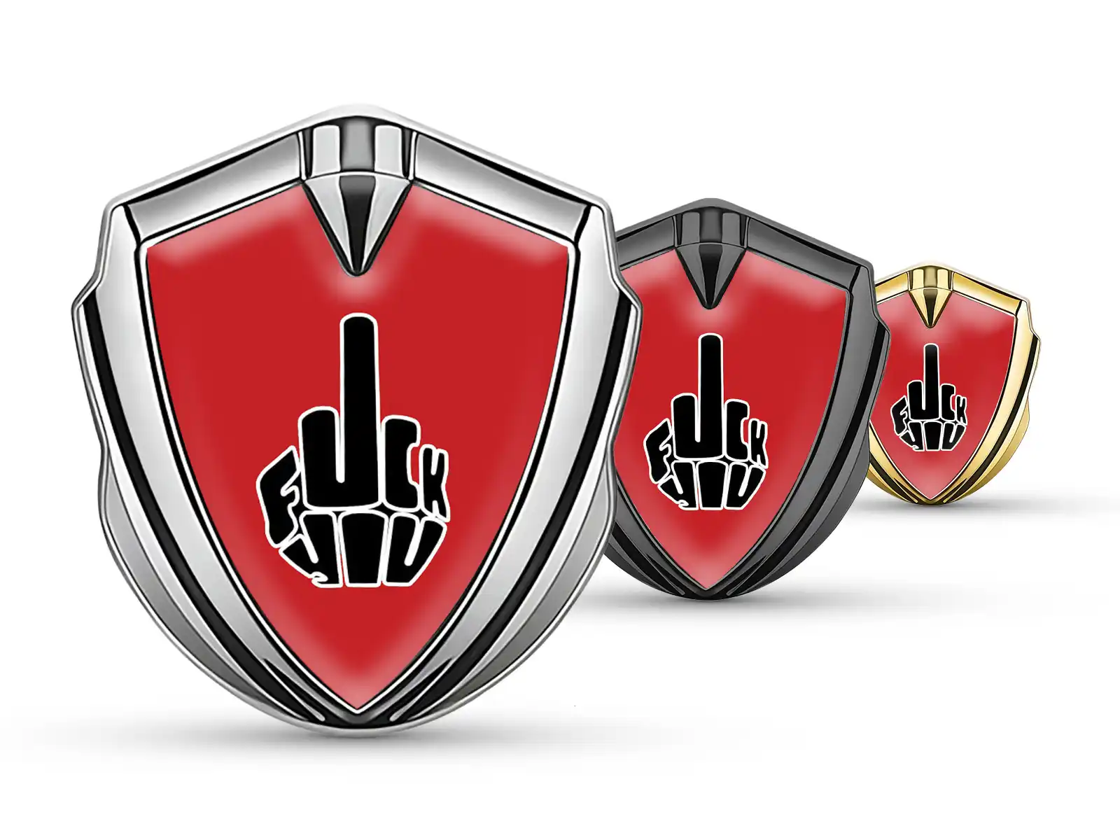 Domed Emblem Badge High-End Feel Drift Style